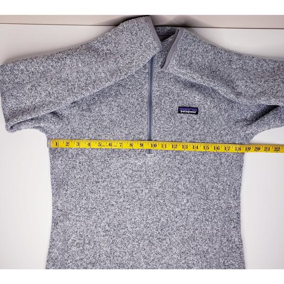 PATAGONIA Better Sweater Jacket  Heather Gray Women's Medium w/Small Logo in EUC - Picture 8 of 10